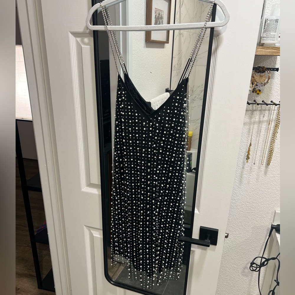 Black beaded Dress